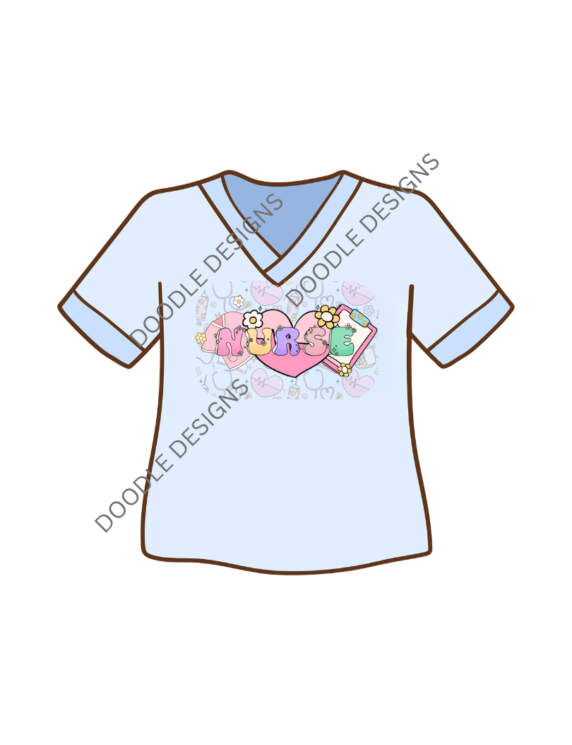 Digital Download. "Nurse" PNG+SVG