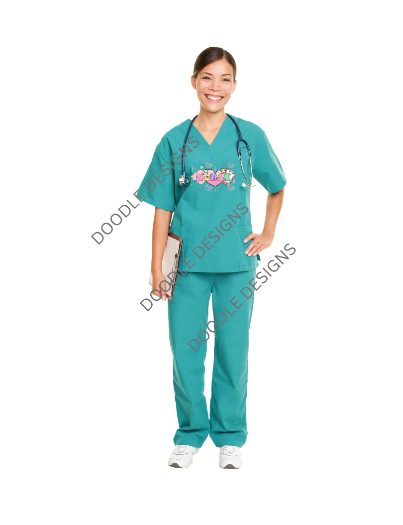 Digital Download. "Nurse" PNG+SVG
