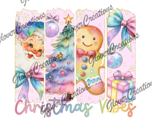 dtf child size t-shirt transfers Christmas