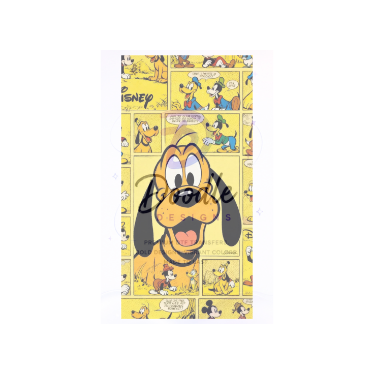 dtf child size t-shirt transfers "Pluto"