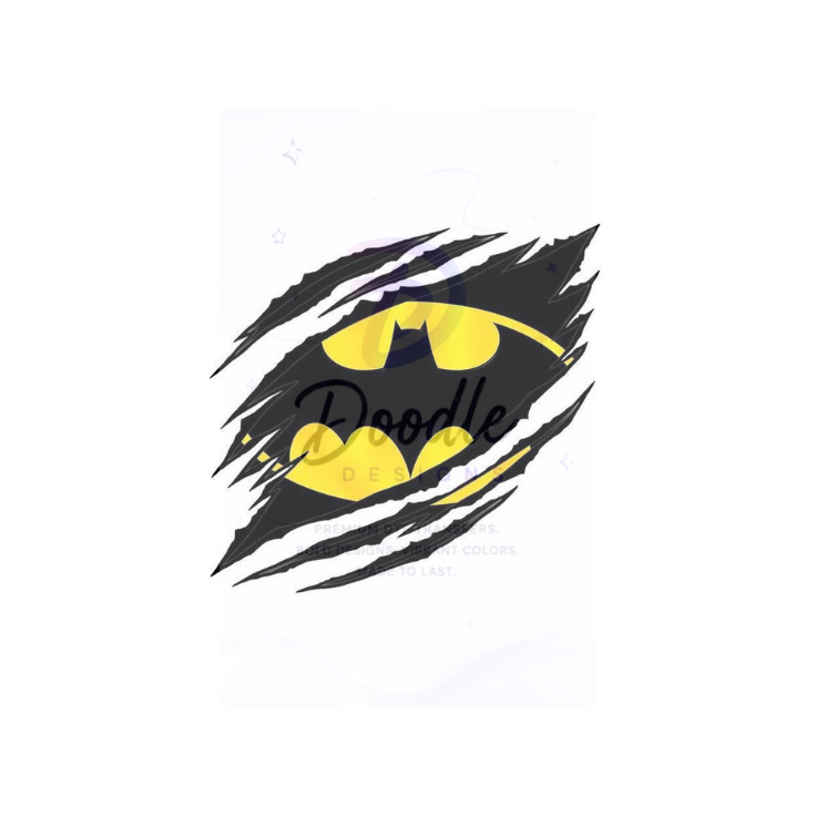 dtf child size t-shirt transfers "Batman"