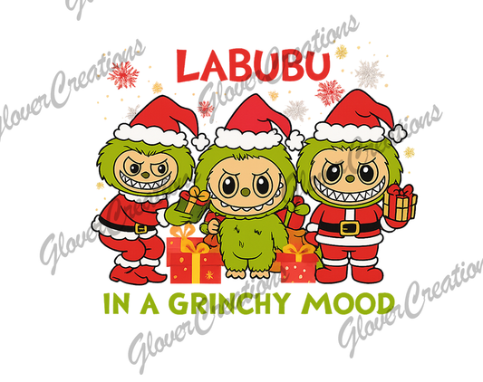 dtf child size t-shirt transfers Christmas