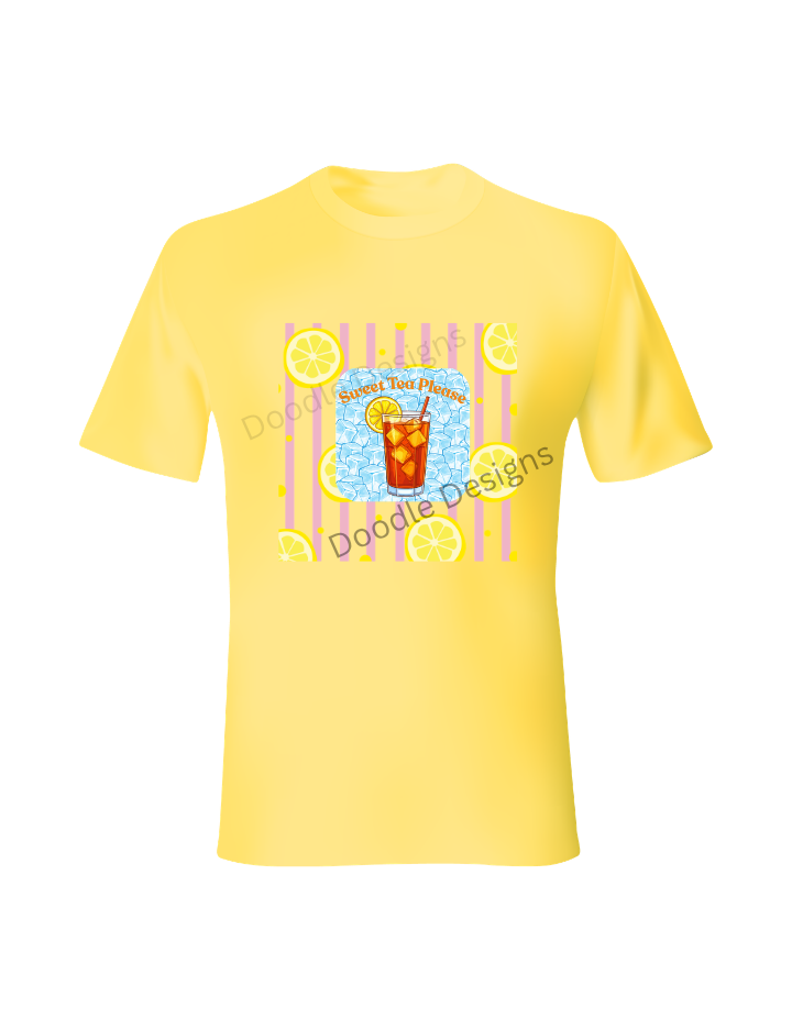 Digital Download. "Sweet Tea Please" PNG+SVG