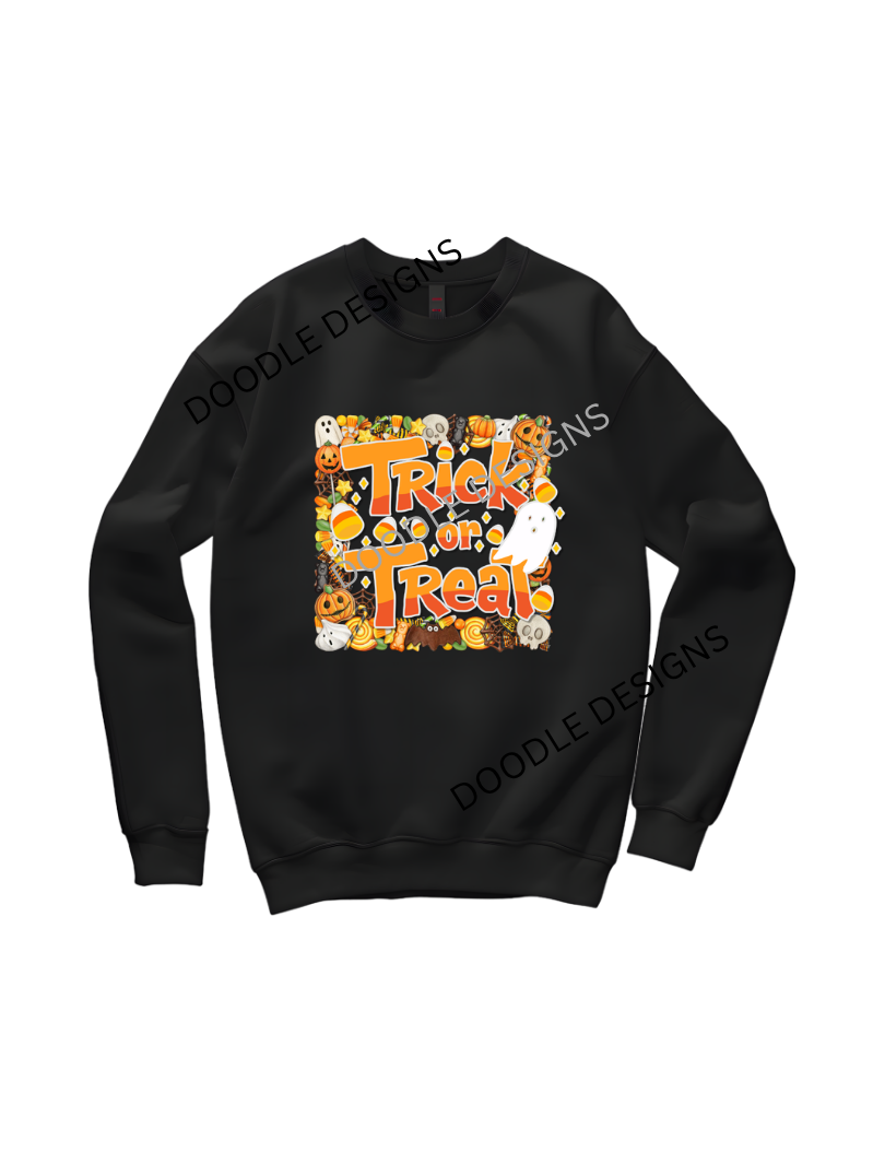 Digital Download. " Trick or Treat" PNG+SVG