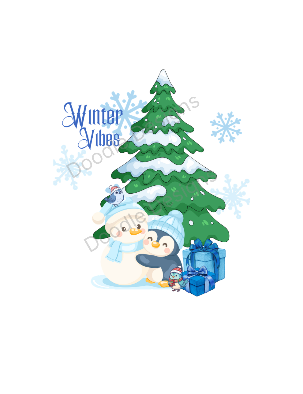 Digital Download. "Winter Vibes" PNG+SVG